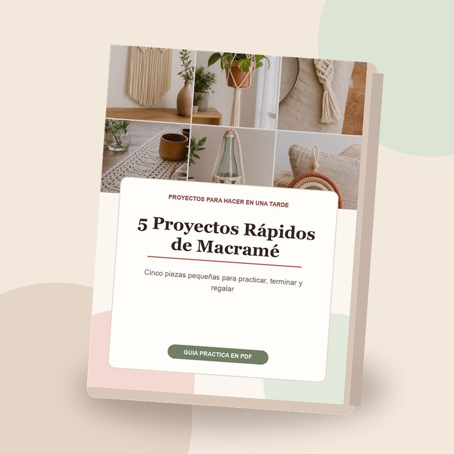 5 Proyectos Rápidos de Macramé